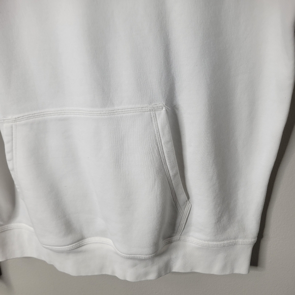 Nike Men's White Fleece Hoodie - Picture 5 of 9